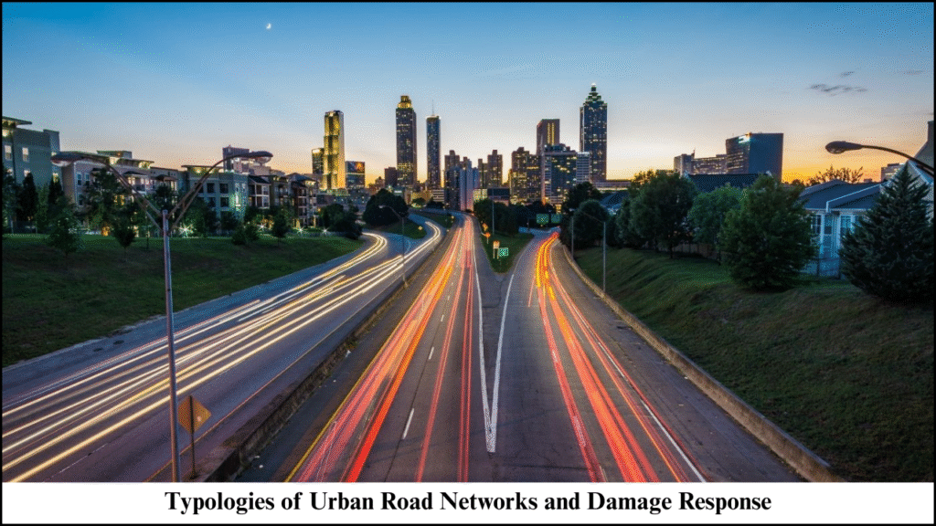 Typologies of Urban Road Networks and Damage Response